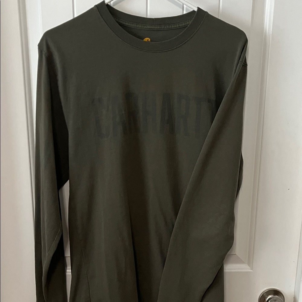 Carhartt Men's Dark Green Long Sleeve Tee